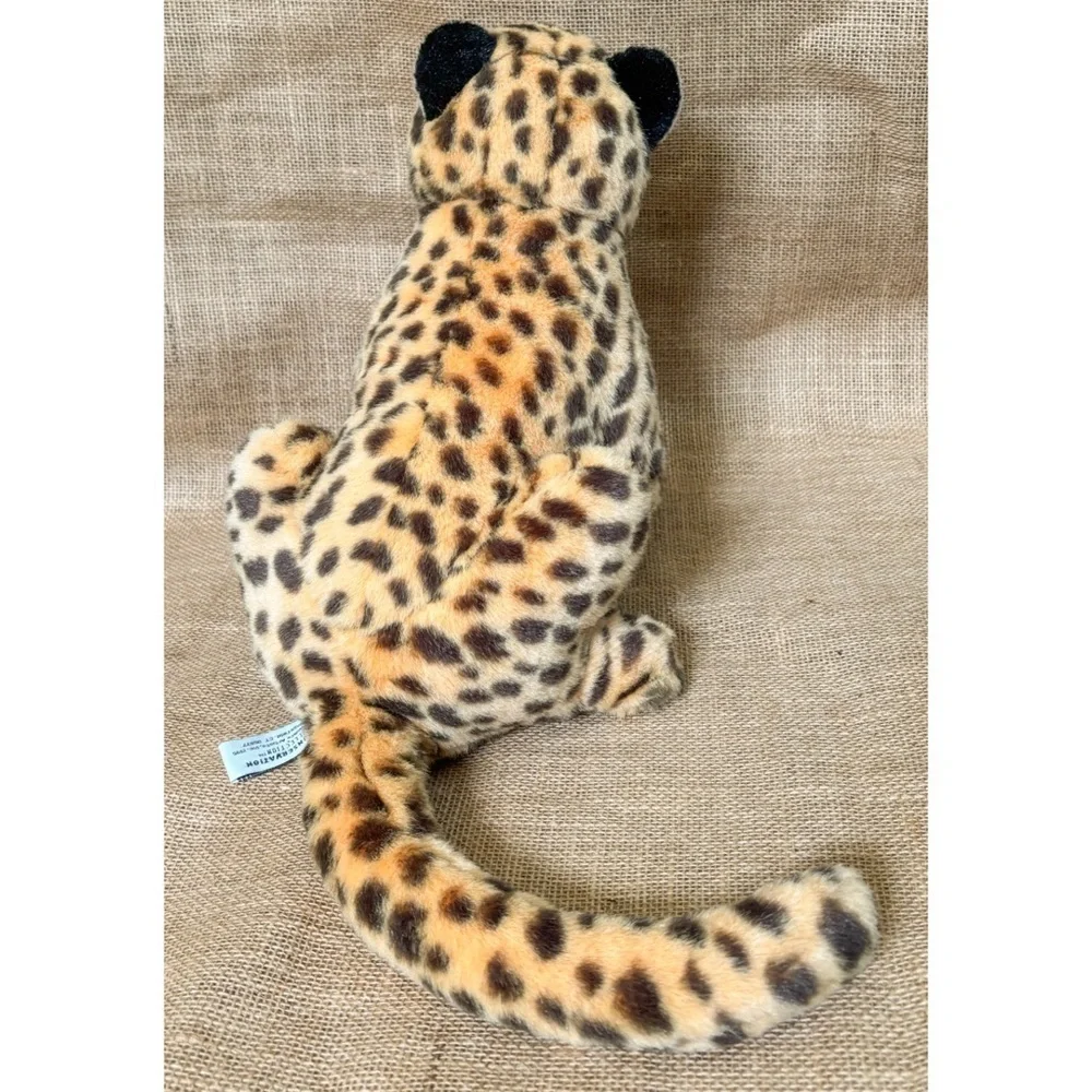 Vintage Big Cheetah Plush Stuffed Animal Realistic Conservative Collection